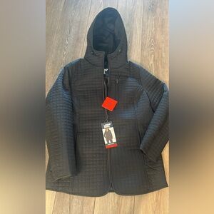 Lands' End women’s Black Quilted Puffer Jacket